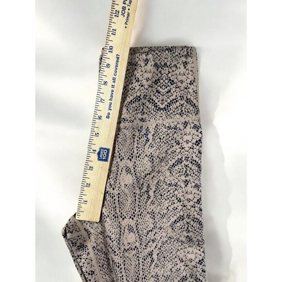 Varley Century 2.0 Snake Print High-Waisted Leggings Beige Black - Size Small (S - Picture 10 of 12